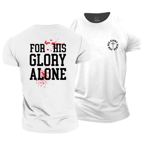 Men's For His Glory Alone Cotton T-Shirt